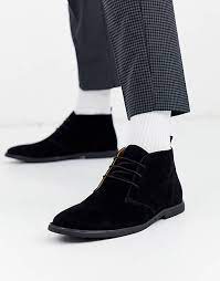 Topman Chukka Boot In Black Asos