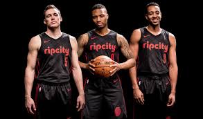 The portland trail blazers had photos of their new rip city sleeved jerseys released on monday, and the reaction from fans was immediate and raucous. Trail Blazers Rip City Jersey Shop Clothing Shoes Online