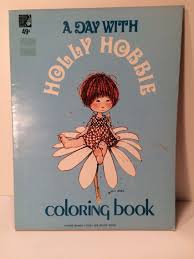 Also, some of the images on the pages are not sized correctly, and the tops of heads are. Holly Hobbie Coloring Book Coloring Books Vintage Books Books