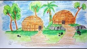 Berbicara mengenai bangunan adat di papua, tentu pikiranmu akan langsung tertuju pada rumah honai. Cara Cepat Dan Mudah Menggambar Rumah Adat Papua Youtube