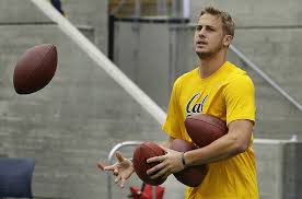 1 overall to the rams on thursday night for their first pick since they moved to los angeles in the offseason, and. Jared Goff Shows Range Of Talent At Cal Pro Day The San Francisco Examiner
