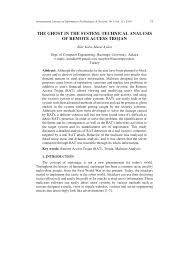 Modern lie detectors can recognize up to 50 different types of reactions such as capillary expansion, which is an instant reflex to a shocking question. Pdf The Ghost In The System Technical Analysis Of Remote Access Trojan