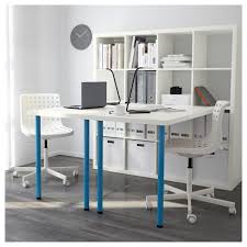 Ikea Kallax Desk Combination White Blue Kallax Ikea Ikea Kallax Desk Kallax Desk