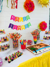 Summer Candy Party Dessert Table Candy Party Party Desserts Party Dessert Table