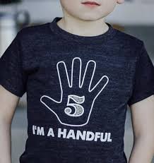 Birthday Boy T Shirt Ideas I M A Handful Five Year Old T Shirt 5th Birthday Gift Wear Etsy In 2020 Kids Birthday Shirts Birthday Boy Shirts 5th Birthday Boys