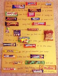 Check spelling or type a new query. Birthday Letter Using Chocolate Bars Birthday Letter