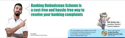 Did you quote the reference number of the bank's dispute resolution unit in your application for assistance Reserve Bank Of India Banking Ombudsman Scheme Is A Cost Free Ad Advert Gallery