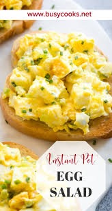 Instant Pot Egg Salad Busy Cooks Recipe Easy Salad Recipes Cooking Egg Salad