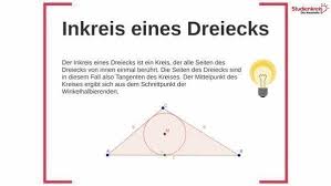 Stumpfwinkliges dreieck= ein winkel ist größer wie 90°. So Konstruierst Du Umkreis Und Inkreis Eines Dreiecks