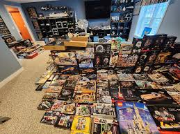 I pulled out all the unopened LEGO sets...