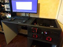 Gaming Computer Desk Gaming Desk Built In Desk Pc Gaming Desk