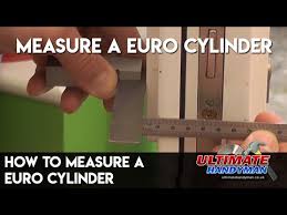 How To Measure A Euro Cylinder Youtube