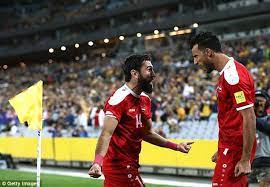 australia 2 1 syria aet agg 3 2 tim cahill nets extra time winner tim cahill syria football