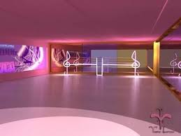 Neon Dance Studio Interior Design Google Search Dance Rooms Music Studio Room Dance Studio Decor