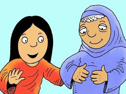 FreeBibleimages :: Mary and the Angel Gabriel :: An angel tells Mary she  will have God's Son, Jesus (Matthew 1:18-25, Luke 1:26-45)