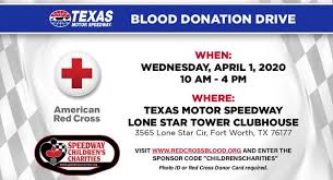 Maybe you would like to learn more about one of these? Texas Motor Speedway To Host American Red Cross Blood Drive April 1 At Lone Star Condominium Clubhouse Nascar Foundation