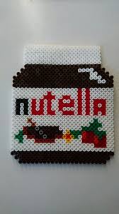 Nutella Hama Beads 01 03 2018 Perler Beads Designs Perler Bead Templates Diy Perler Beads
