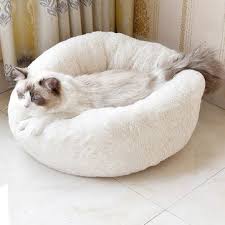 Hapet Long Plush Super Soft Pet Round Bed Kennel Dog Cat Comfortable Sleeping Cusion Is Worth Buying Newchic Mobile Cat Bed Dog Pet Beds Dog Sleeping Bag