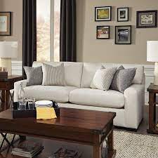 This Queen Sleeper Is Beautiful In Form And Function The Sleek Lines And Comfortable Cushioning Will Compliment Most Any Furniture Living Room Furniture Sofa