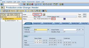 Split Production Order Sap Blogs