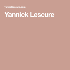 Epingle Sur Yannick Lescure