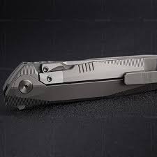 Rike Knife Integral Frame Lock Knife Gray Titanium 1707T-P | Moskito.cz