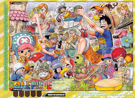 chapter 976 colour spead by oda onepiece イラスト ワンピース 扉絵 マンガ