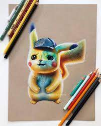 Folge deiner leidenschaft bei ebay! Detective Pikachu Movie Artwork Pikachu Drawing Pikachu Art Pikachu Coloring Page