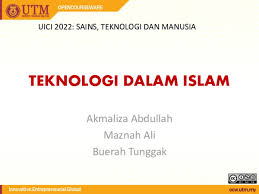 Pdf Teknologi Dalam Islam Ardi Wahong Academia Edu