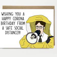 funny corona birthday card card for friend greeting card etsy in 2021 funny happy birthday wishes birthday wishes funny friend birthday quotes
