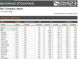 Download excel sheet / pdf download this blank inventory spreadsheet is widely used for when you go to the spreadsheet, you'll see a sample portfolio built with vanguard mutual. Bar Inventory Sheet Template Free Inventory Management Templates Newsletter Templates Word Free Resume Template Word
