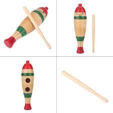 Wood Guiro Percussion Fish-Shaped Colorful Gurio instrument Kid Children  Musical Toy Instrument : Amazon.com.au: Musical Instruments