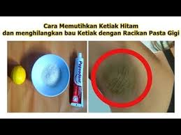 Cara Memutihkan Ketiak Hitam Dan Menghilangkan Bau Ketiak Dengan Racikan Pasta Gigi Youtube