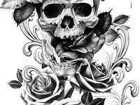 One pair pirate skull sun snake temporary fake tattoo stretchy cloth arm sleeves. 48 Skull Tattoo Flowers Ideas Skull Skull Art Skull Tattoos