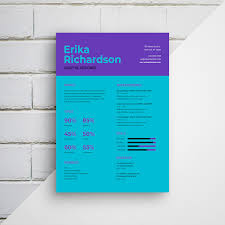 Where's the line between too little color and too much? Infographic Resume Template Venngage