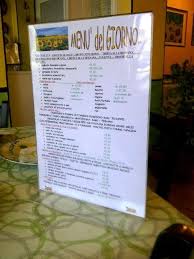Il Menu Del Ristorante Giancarla Magliano Sabina