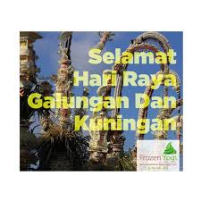 Selamat Hari Raya Galungan Dan Kuningan Dari Frozen Yogi Bali Yogi Kuningan Frozen