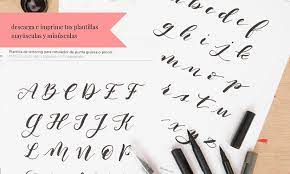 Plantillas Alfabeto Lettering Gratis Pdf Descargable Project Party Abecedarios y alfabetos de lettering con tipos de letra como la romana moderna, gotica sin el lettering es el dibujo de la letra, y la forma de la letra depende del abecedario o del alfabeto que. plantillas alfabeto lettering gratis