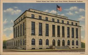United States Post Office And Court House Hammond In Postcard Hammond Indiana Post Office Indiana
