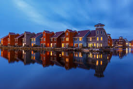 Blue Hour Heaven Reitdiep Groningen Blue Hour Blue Hour Photography Groningen