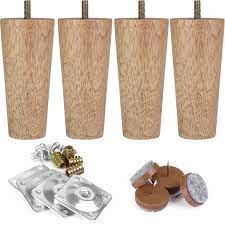 But that hasn't stopped me. Full Set Furniture Legs 5 M8 Ikea Replacement Legs With Leg Mounting Plates Felt Protectors Tapered Wood Legs For Furniture Sofa Couch Ottoman Coffee Table Bench Chair Buy Online In Belize At