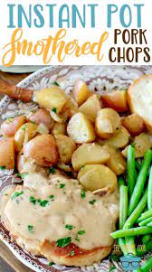 Deglaze the instant pot with white wine. Instant Pot Smothered Pork Chops The Country Cook