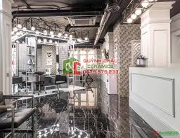 Gạch mosaic gốm sứ màu xám đậm nhạt men mờ - Gạch Siêu Rẻ