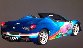 The 458 has covered just 6,500 miles. No Please No Deadmau5 Considering Nyan Cat Ferrari 458 Spider Wrap Gtspirit