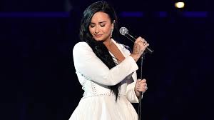 Demi lovato just sang the roof off the staples center at the 2020 grammys!!! Demi Lovato Grammys 2020 Performance Video Watch Her Sing Anyone Stylecaster