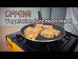 15 vegetarian luncheon meat 素午餐肉 youtube in 2021 vegetarian cooking luncheon meat vegetarian