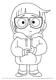 Happy coloring of bears bare! Learn How To Draw Chloe Park From We Bare Bears We Bare Bears Step By Step Drawing Tutorials