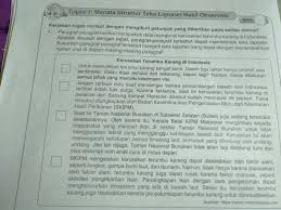Menata Struktur Teks Laporan Hasil Observasi Brainly Co Id