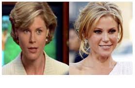 Julie bowen luetkemeyer aka julie bowen is an american actress and model, best known for her role aunt gwen in the series dawson's creek.she also grabbed the limelight for her works in the series and movies such as ed, denise bauer, boston legal, modern family, happy gilmore, kids in america, and jumping the broom. Kathleen Mateo On Twitter When You Find Out Virginia Venit From Happy Gilmore Is Julie Bowen From Modern Family Http T Co F9x9x5mtcy