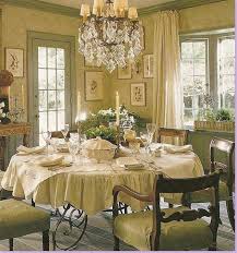 Love How You Can Use Crystal Chandelier Add Lampshades In A Less Elegant Room Beautiful Engli Country Style Dining Room Traditional Dining Rooms English Decor